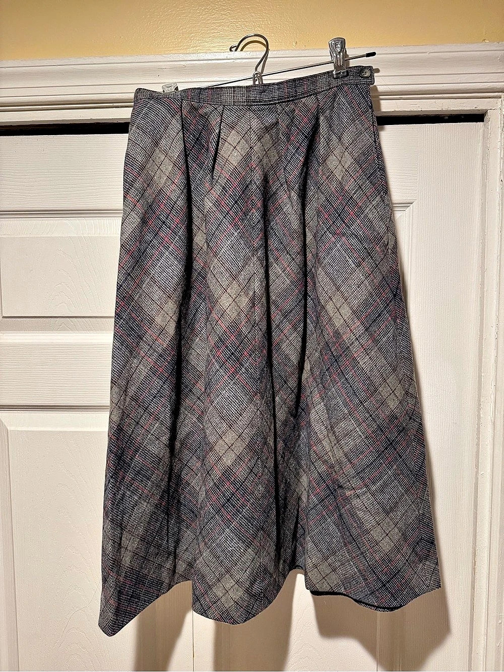 Pendleton Plaid Wool Midi Skirt MODERN Size 2